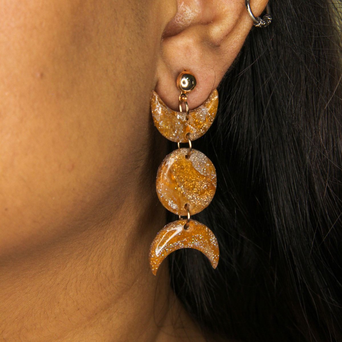 Amber Mini Moon Phases